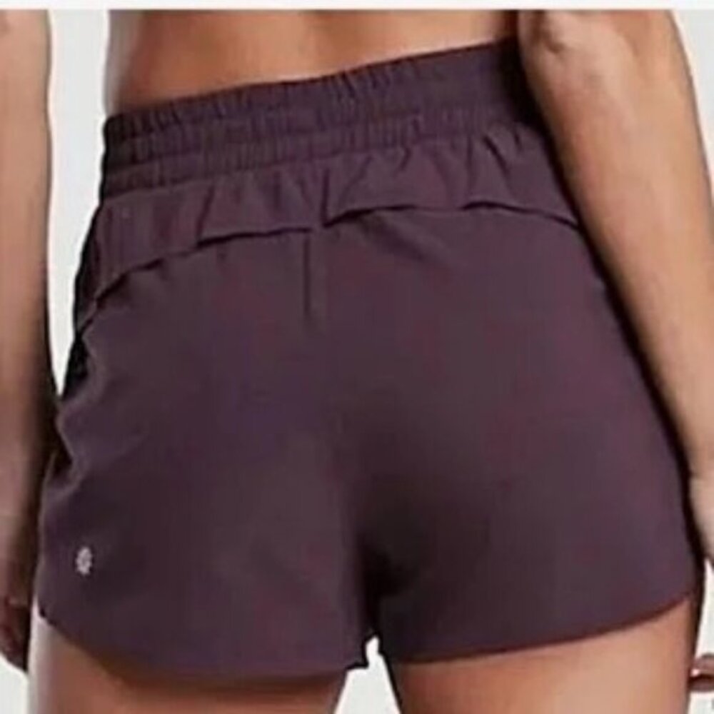 Athleta 3" Hustle Athletic Shorts in Deep Plum Size 2X